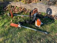 Stihl FR 130 T ryggburen grästrimmer & kedjeröjsåg