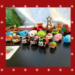 Disney Tsum Tsum Christmas Retro Rare släde