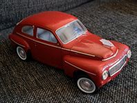 volvo PV, röd, metall bil, 1/18