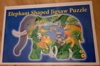 ACME 1000 bitar Elephant Shaped Jigsaw Puzzle.