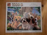 King 1000 bitar Animal Collection Puppies and friends.