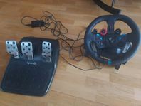 Logitech G29 Driving Force Ratt med pedaler