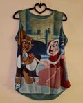 NY! Disney Beauty and the Beast Topp Linne Storlek L Oanvän