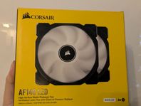 Corsair AF140 LED vit dual pack Helt nytt