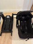 Bugaboo babyskydd + isofix + adapters