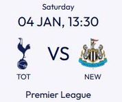 Tottenham-Newcastle,4 jan, 2st biljetter långsida