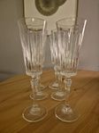 Champagneglas i kristall