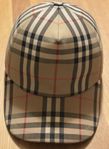 Burberry check print baseball cap