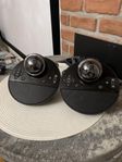 2 styken Logitech videokonferenskamera