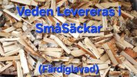 Torr Björkved, säckar, Hemkörning 