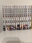 Tokyo Ghoul manga volym 1-14