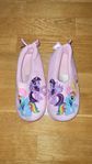 tofflor my little pony rosa storlek 32/33