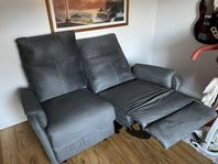 2 sits soffa, elektriskt ställbar