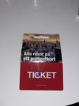 Presentkort på Ticket 