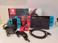 Nintendo Switch + Massor av tillbehör och spel