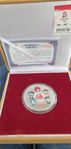 BEIJING 2008 FUWA'S BLESSING SILVER-PLATED OLYMPICS COI