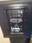 2 st Behringer Eurolive 1220D pro