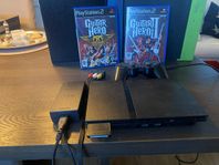 Playstation PS2 inkl Guitar Hero