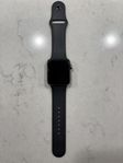 Apple Watch series 3, 42 mm, svart