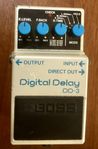 Boss DD3 vintage delay pedal Japan -90 tal