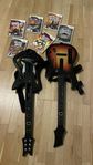 Guitar Heropaket Wii - 2 Gitarrer & 6 Spel