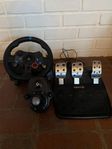 Logitech G29 driving force racingratt pedaler vxl pc ps3,4,5