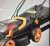 Worx batterigräsklippare med tillhörande produkter