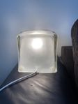 Vintage IKEA Iviken iskub glas bordslampa B0012