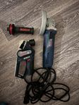 Bosch vinkelkap gwx 13-125s+ fräs gho12v-20