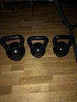 Abilica kettlebells 2x16kg och 1x24kg