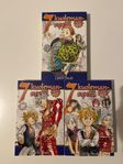 7 deadly sins Manga På Finska Vol. 4,12,13