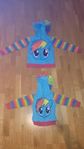 matchande raimbow dash hoodies 98/104 och 122/128