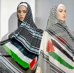 Keffiyeh Palestine Chiffong Hijab Scarf