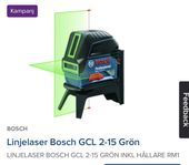 linjelaser grön bosch 