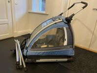 Skid- och joggingvagn Nordic cab dubbel