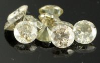 Osatta diamanter ca 2,01 ct. (10)