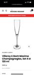 12 Villeroy Bosch Champagne glas NYA ouppackade