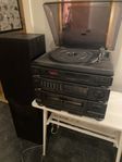 Retro stereo vinylspelare mm