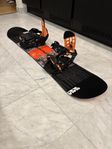 Snowboard K2 Vandal 132cm inkl K2 Vandal bindning 