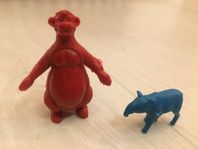 Plastfigurer, Baloo och en tapir