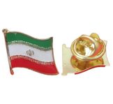 Iran pin flagga