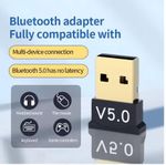 USB Bluetooth-sändare/mottagare 5.0 trådlös