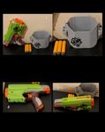 Hasbro- Nerf Zombie Sidestrike, Hölster, 3 Skott Limiterad