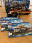 LEGO City - Fyrhjulsdriven bil med motorbåt 60085