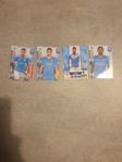 Panini Fotbollskort - 4 Man City spelare