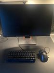 Asus Tuf Gaming 24” 144hz + Deathadder Elite, Nos c250