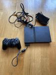 ps2 konsol + 10 spel 