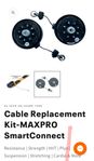 cable replacement kit till Maxpro 