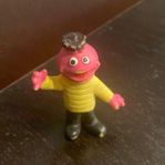 Figurer, Sesame Street, 5 stycken, Retro, Vintage 