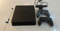 Sony PlayStation 4 Slim med 2st original kontroller 